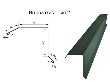 Вітрозахист Таіл Вітрозахист 0,45 мм