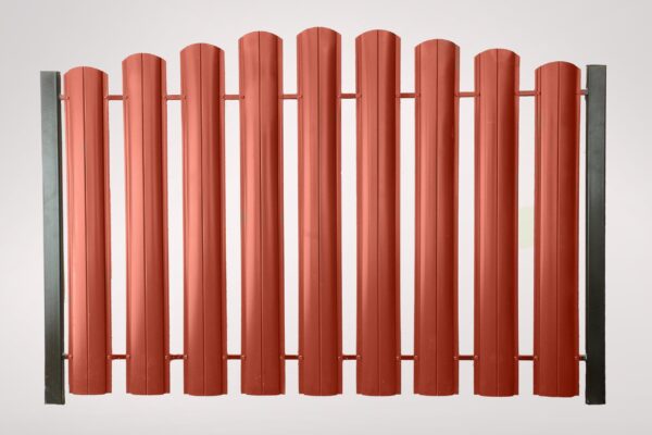 Штахетник металевий напівкруглий 130мм